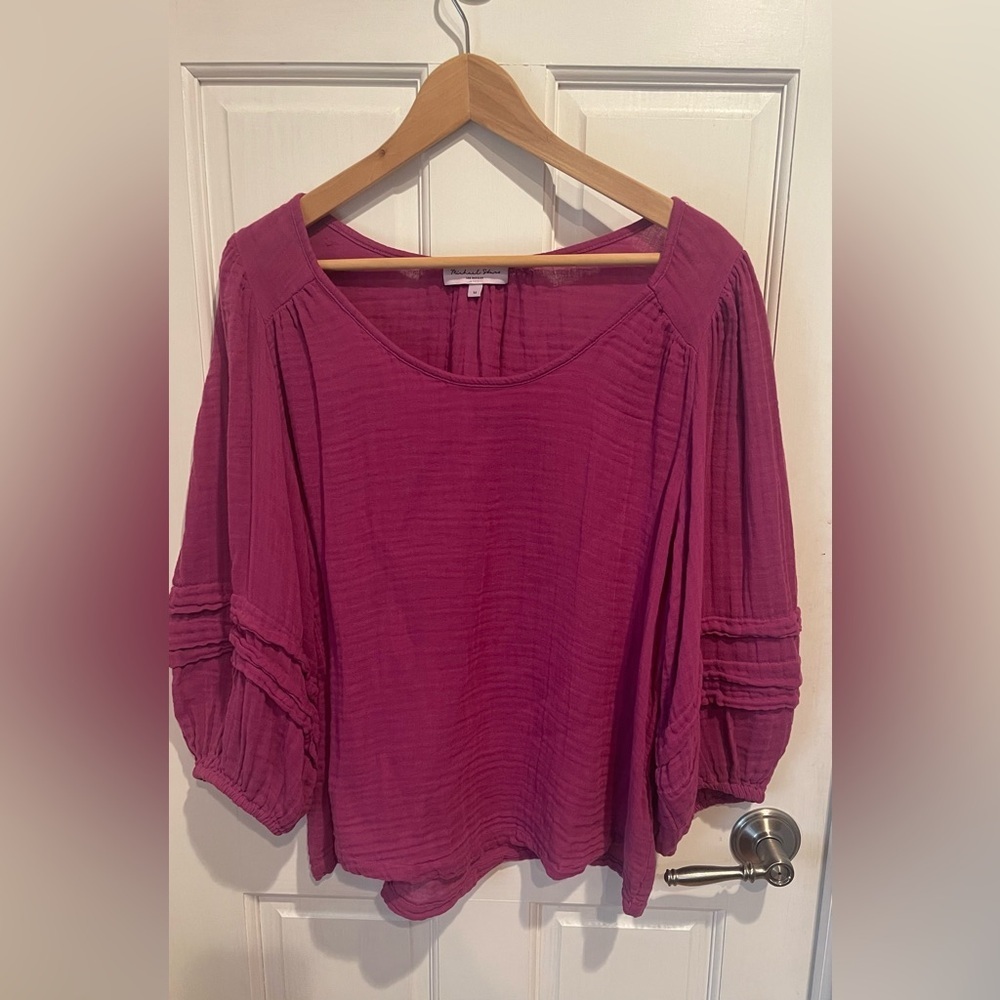 Michael Stars Fuchsia Blouse M